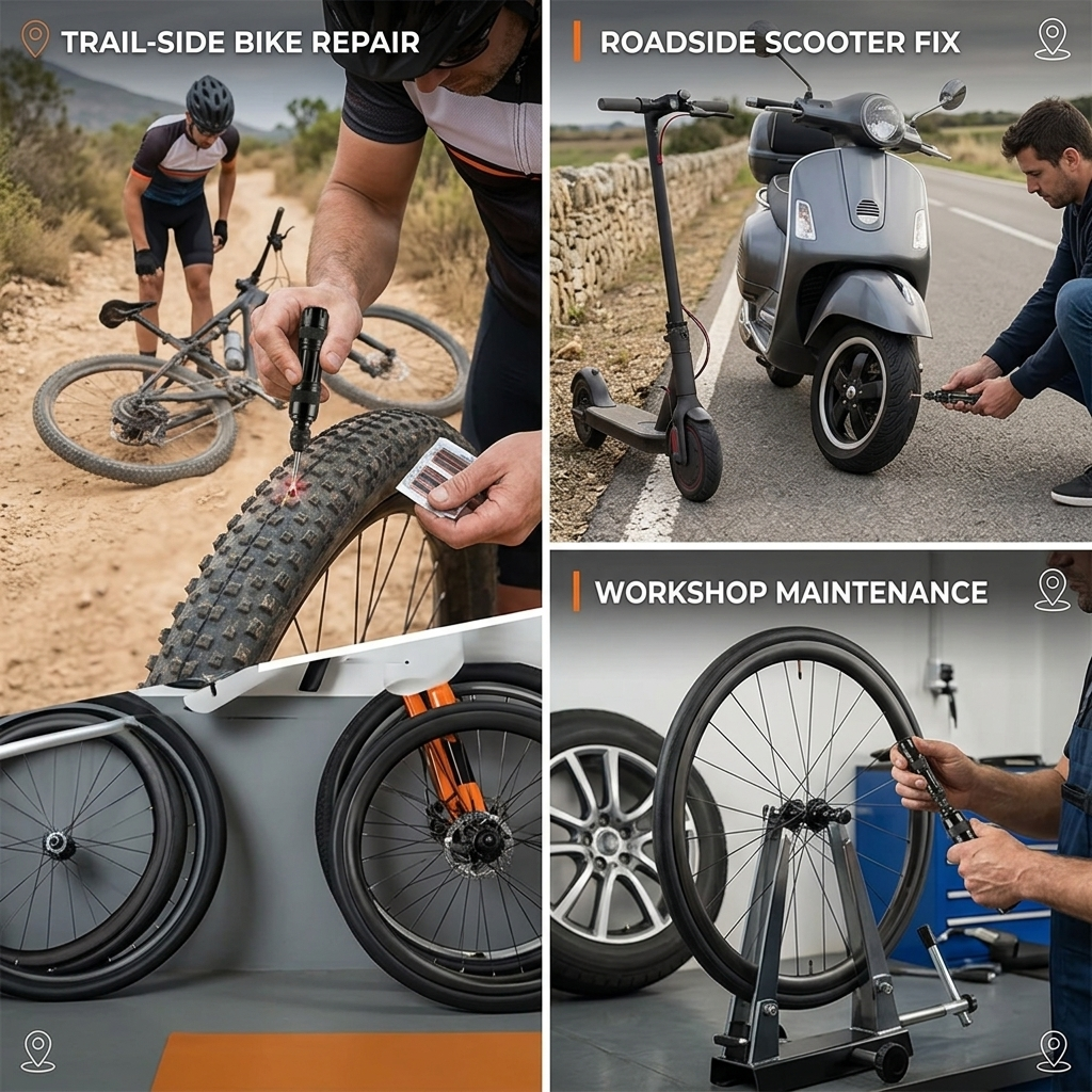 TireRescue™ — Handy Flat Tire Repair Tool for Fast Fixes