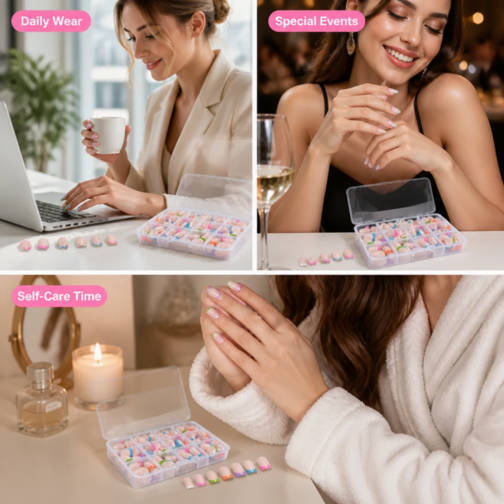 NailNook™ Press-On Nails Kit — Salon Look at Home