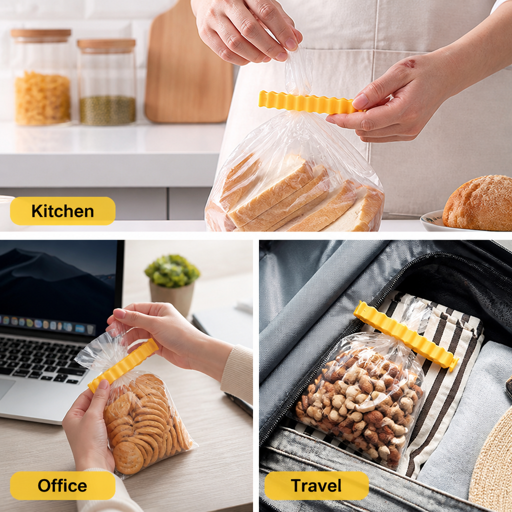 FryLatch™ Fries Chip Bag Clips — Keep Snacks Crisp