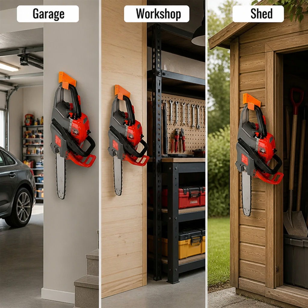 SecureHold™ - Wall-Mounted Tool Bracket