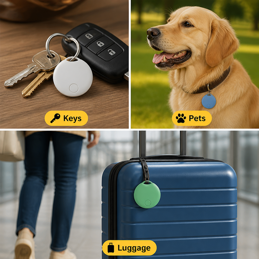 PingPuck™ Bluetooth Key Finder Tracker — Find Keys Fast
