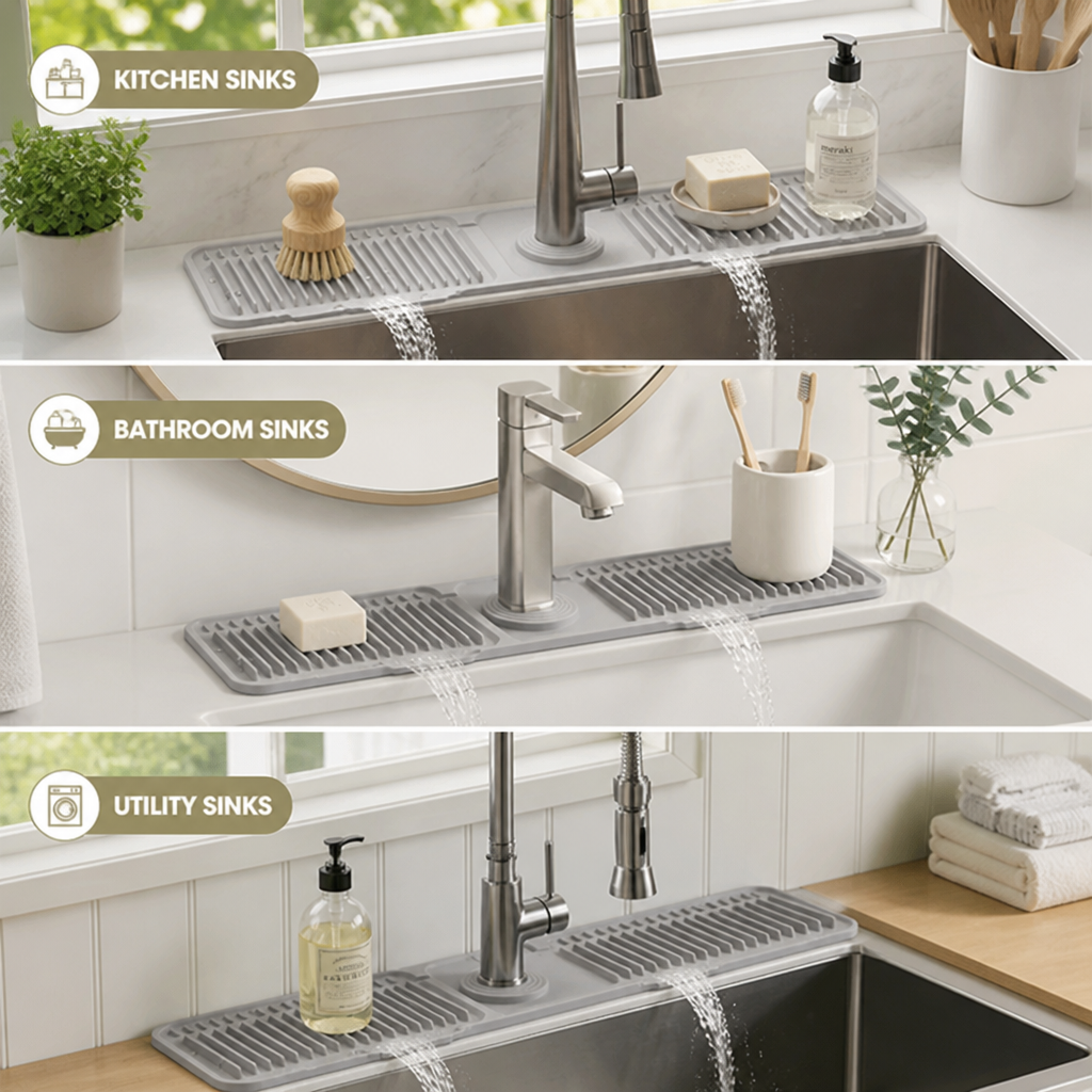 SinkGuard™ — Keep Your Sink Dry, Clean, and Clutter-Free