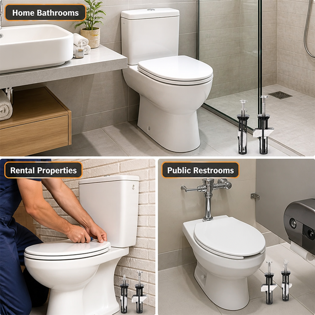 SeatSteady™ Toilet Seat Fixing Kit — Stop Wobbly Seats