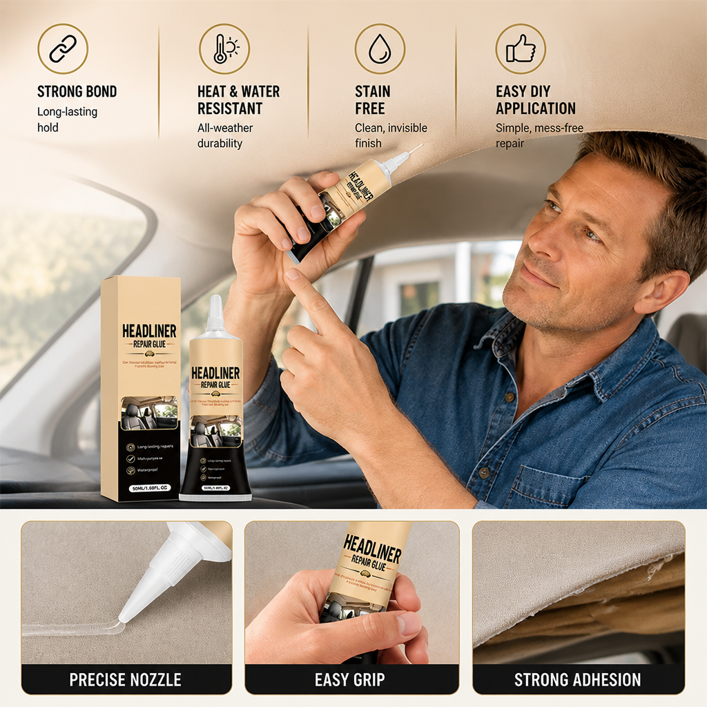 RoofRestore™ - Interior Car Ceiling Repair Kit