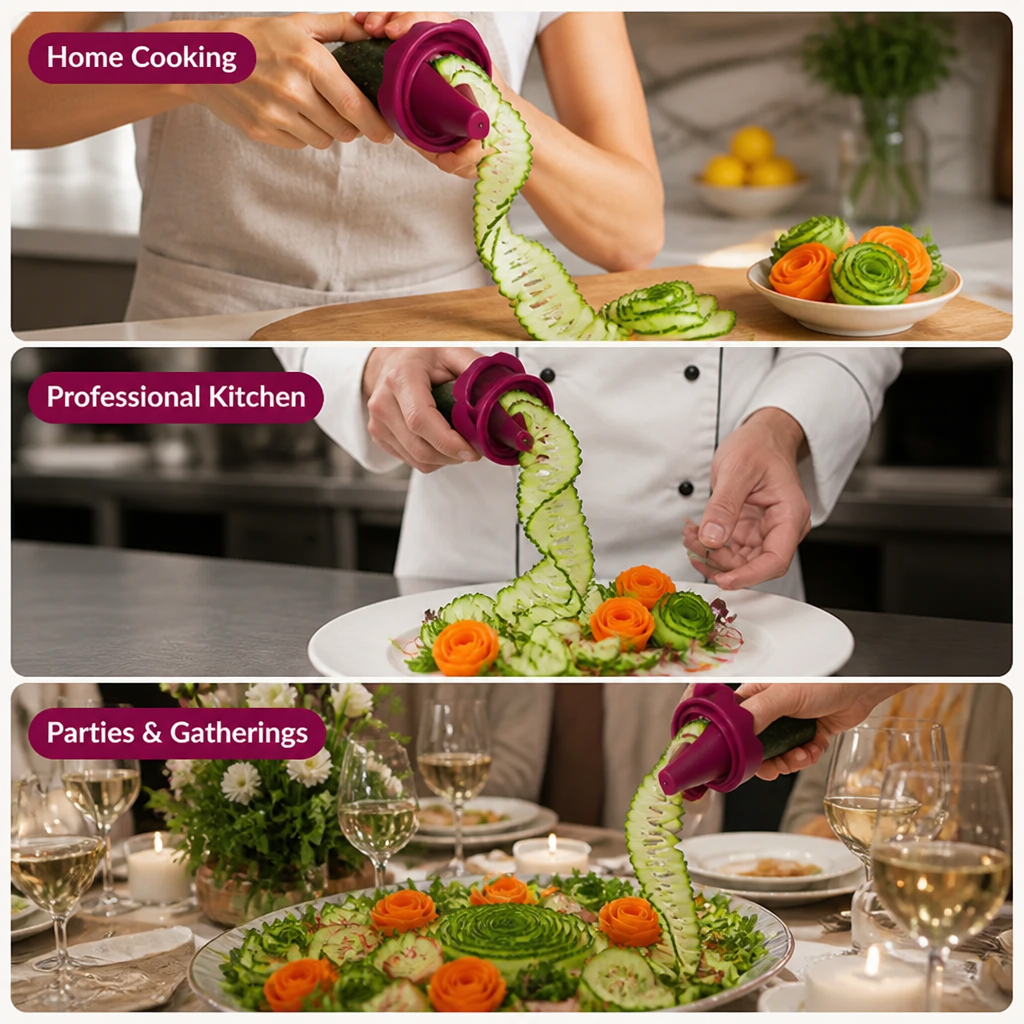 VeggieTwist™ — Beautiful Slices Made Easy