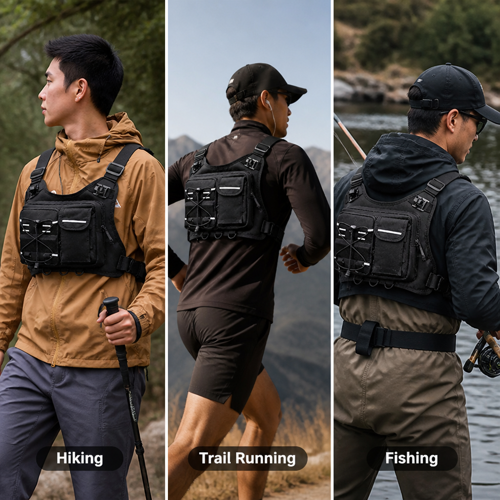SipRidge™ Hydration Vest — Hands-Free Trail Hydration