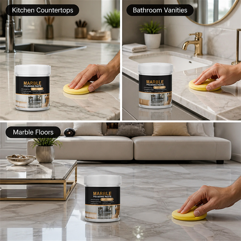 MarbleMend™ Marble Polishing Paste — Restore Stone Shine
