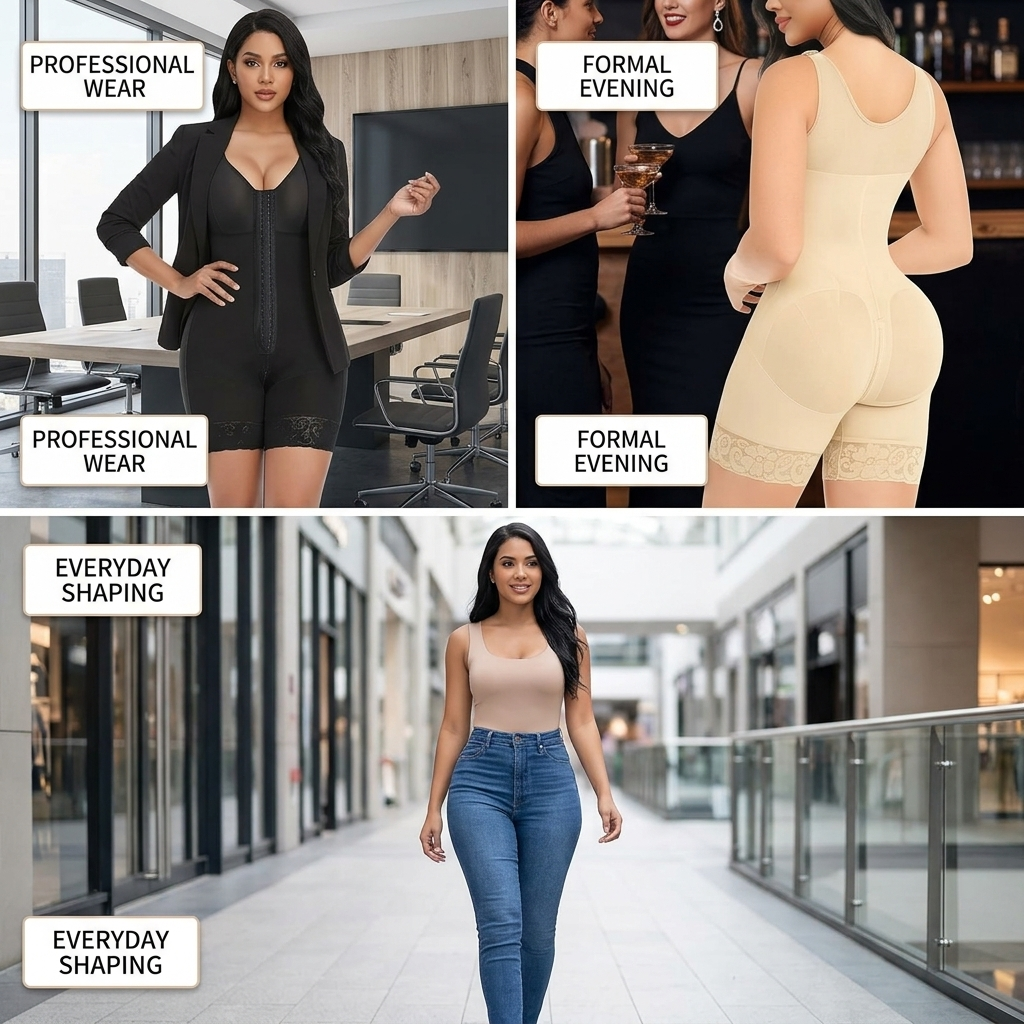 Silvara™ Zip-Front Shapewear Bodysuit — Smooth Everyday Shaping