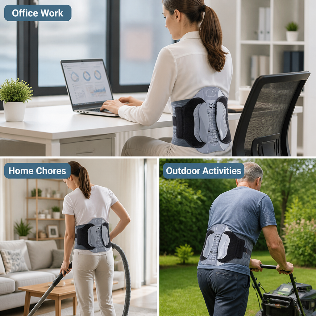 PostureFlex™ — Adjustable Back Support Belt