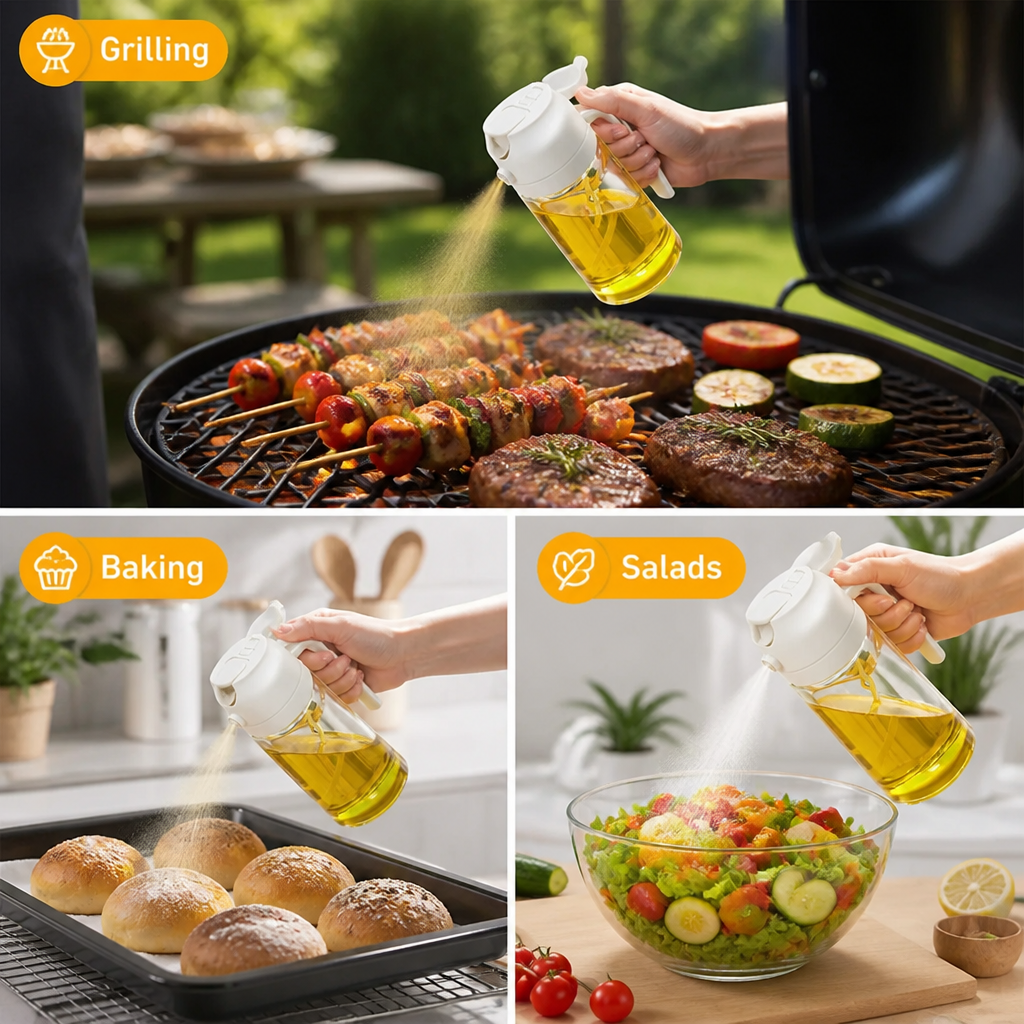 OilPour™ — Controlled Cooking Oil Dispenser