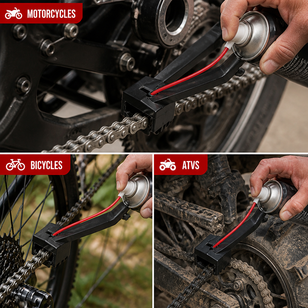 ChainClean™ — Precision Motorcycle Chain Cleaner