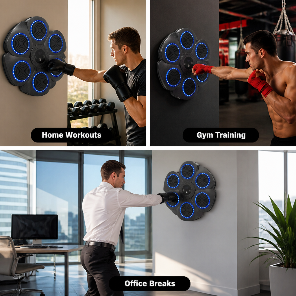 FlexTrain™ — Smart Wall-Mounted Workout Trainer