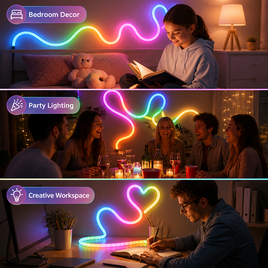 VividGlow™ - App-Controlled LED Light Strip
