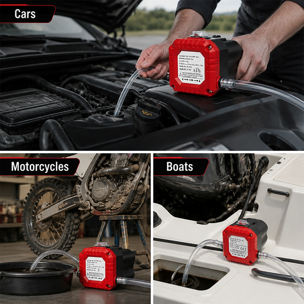 SumpEase™ Electric Oil Change Pump — Mess-Free Fluid Extraction