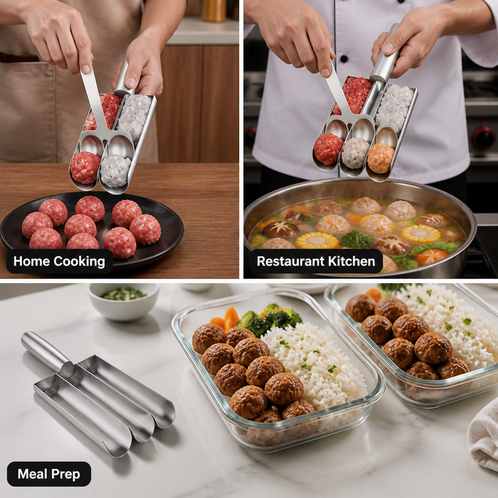 BallPress™ — Easy Meatball Shaping Tool