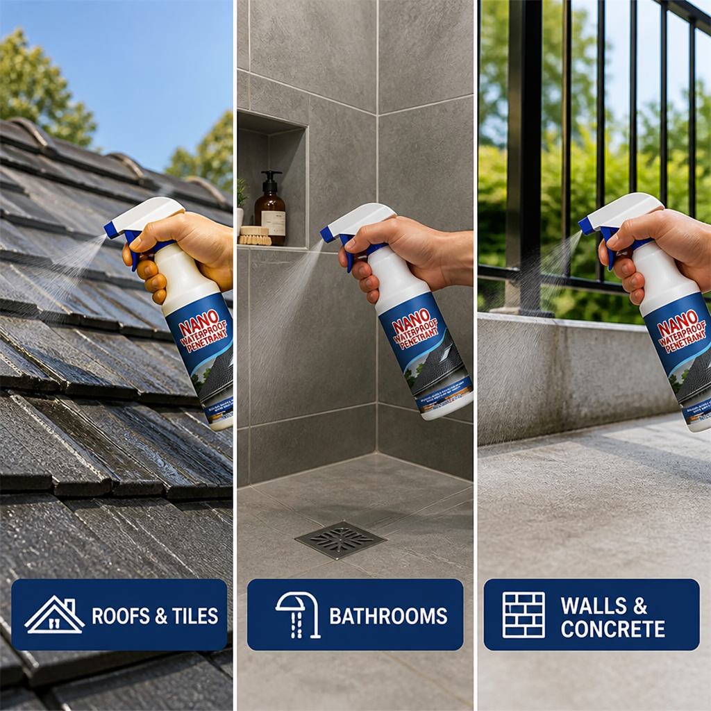 Drystrata™ Waterproof Sealant Spray — Seal Small Cracks & Gaps