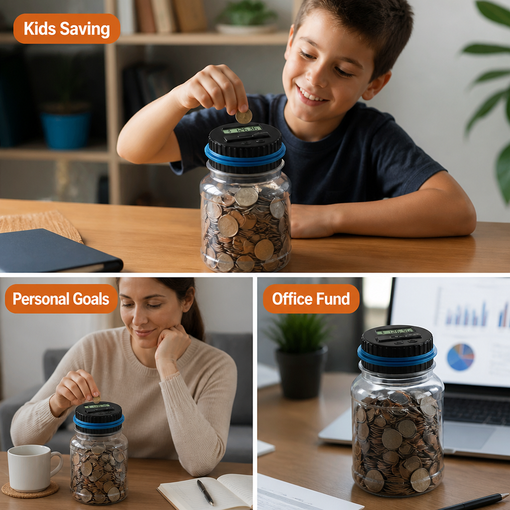 CoinCount™ — Digital Coin Counting Jar