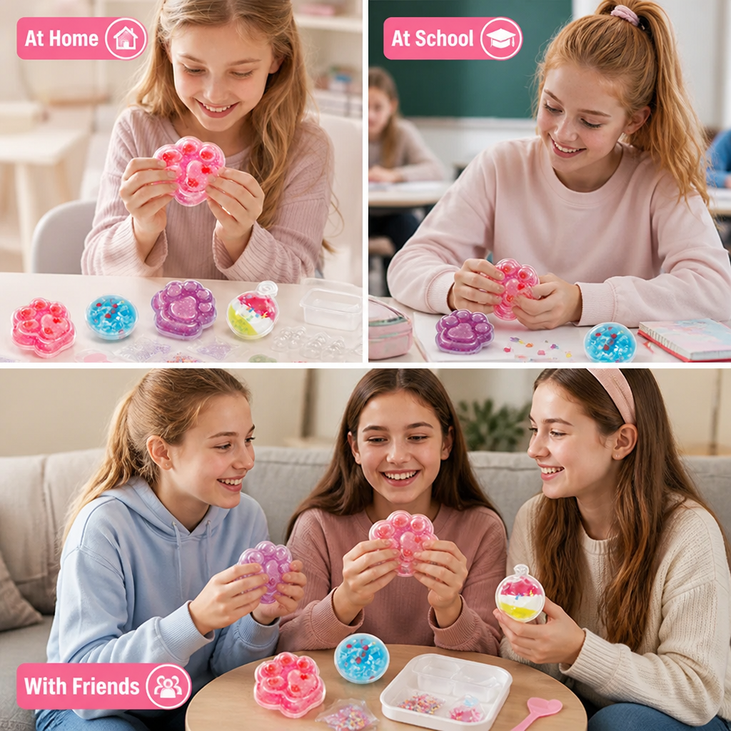 SquishBloom™ — Relaxing DIY Sensory Craft Kit