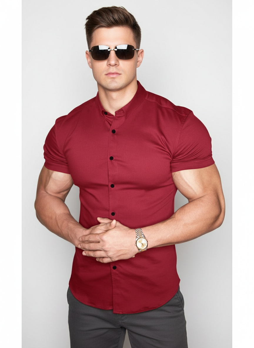 FlexFit™ - Men's Stretch Short-Sleeve Shirt