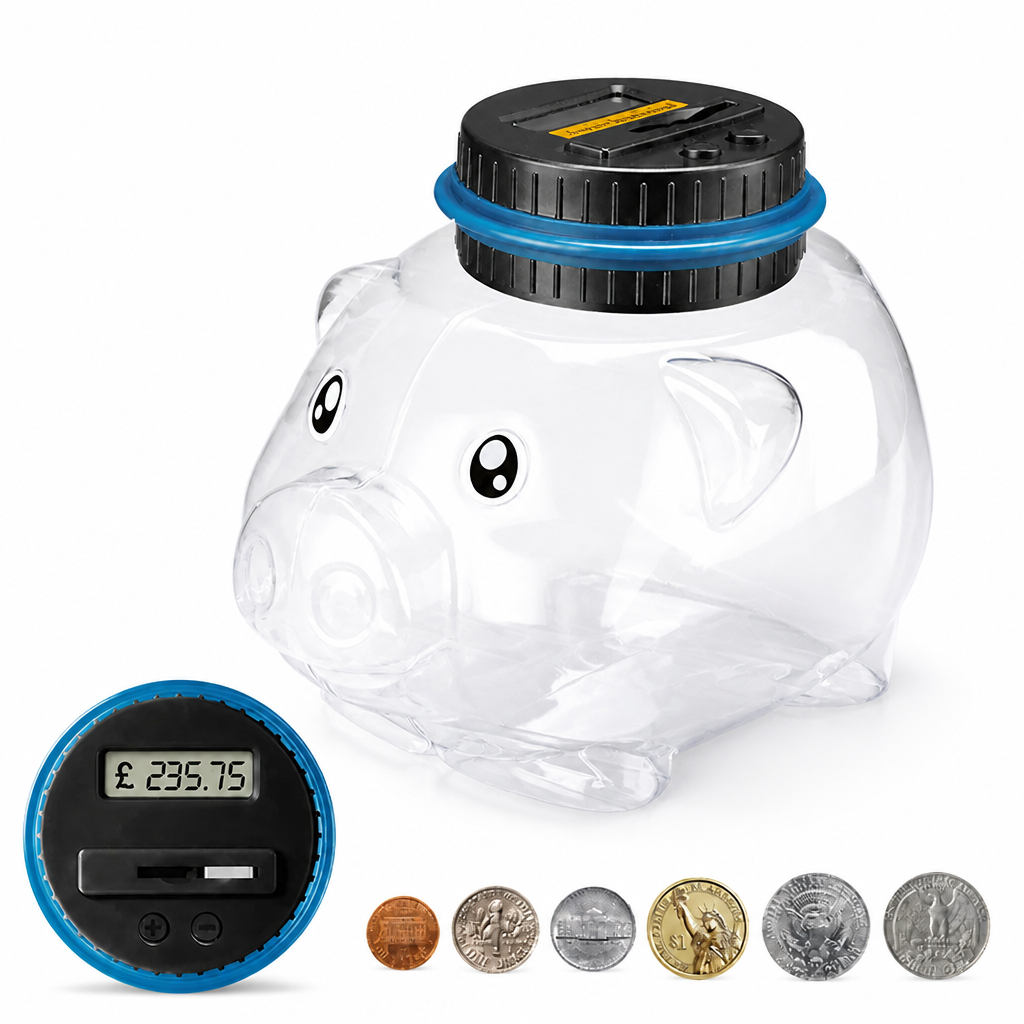CoinCount™ — Digital Coin Counting Jar