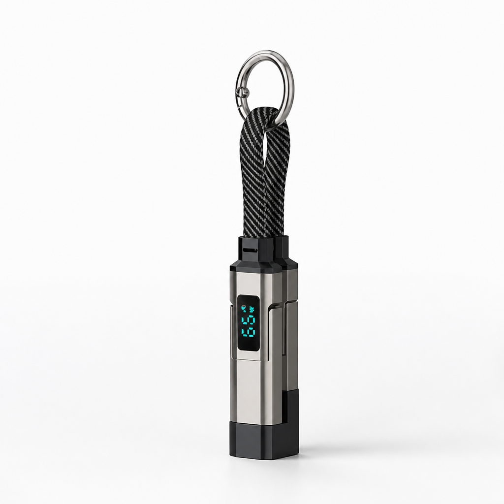 KeyVolt™ — Portable Keychain Power Bank