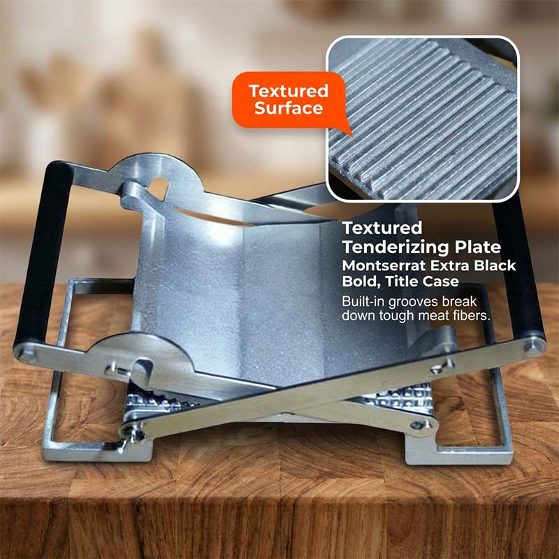 TenderPro™ - Heavy-Duty Manual Meat Tenderizer Press