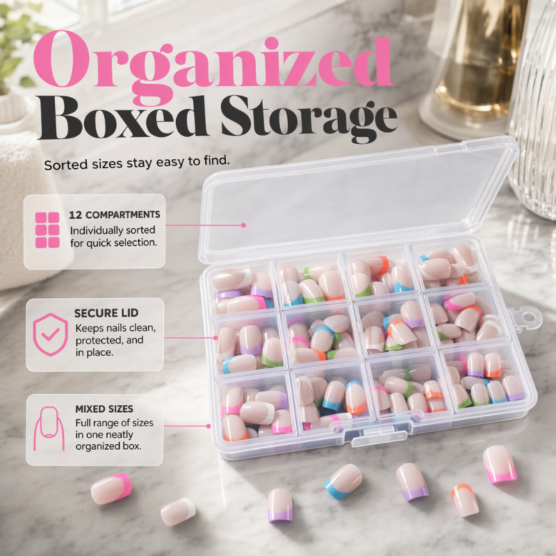 NailEase™ - Instant Press-On Nail Storage Case
