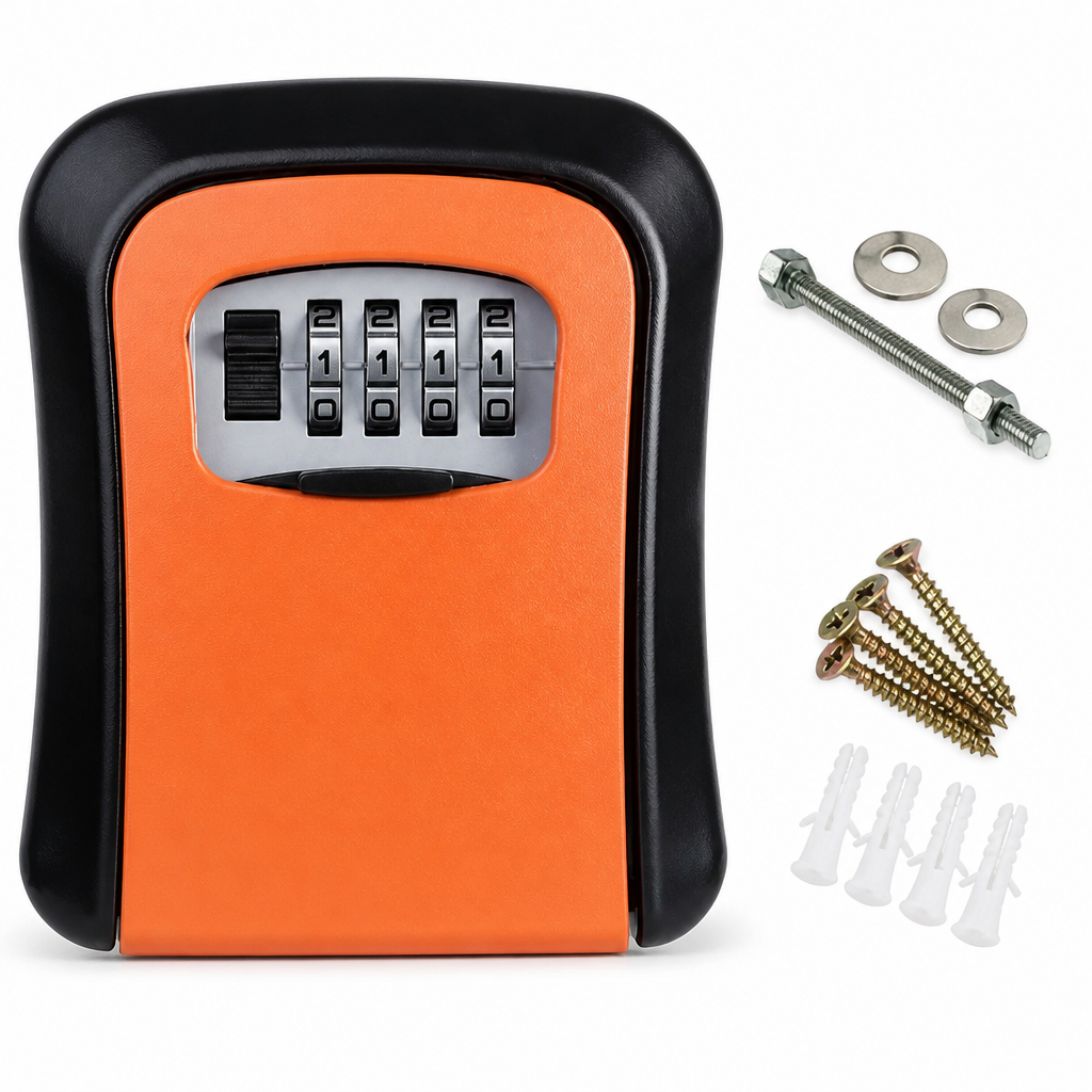 KeyVault™ — Secure Wall-Mounted Key Box