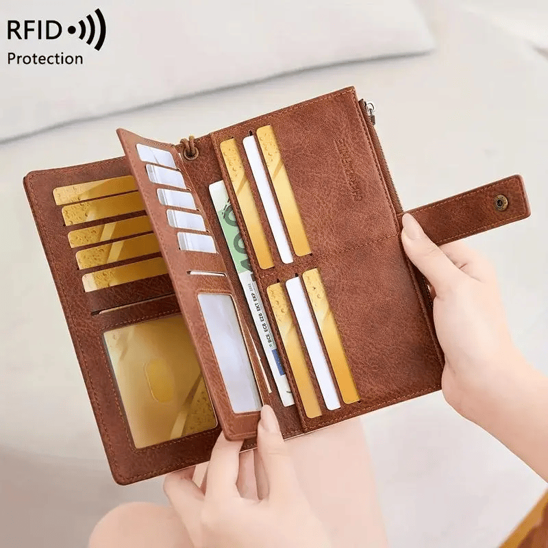 LumaGuard™ Long Wallet — Protect Your Identity and Elevate Your Style Instantly