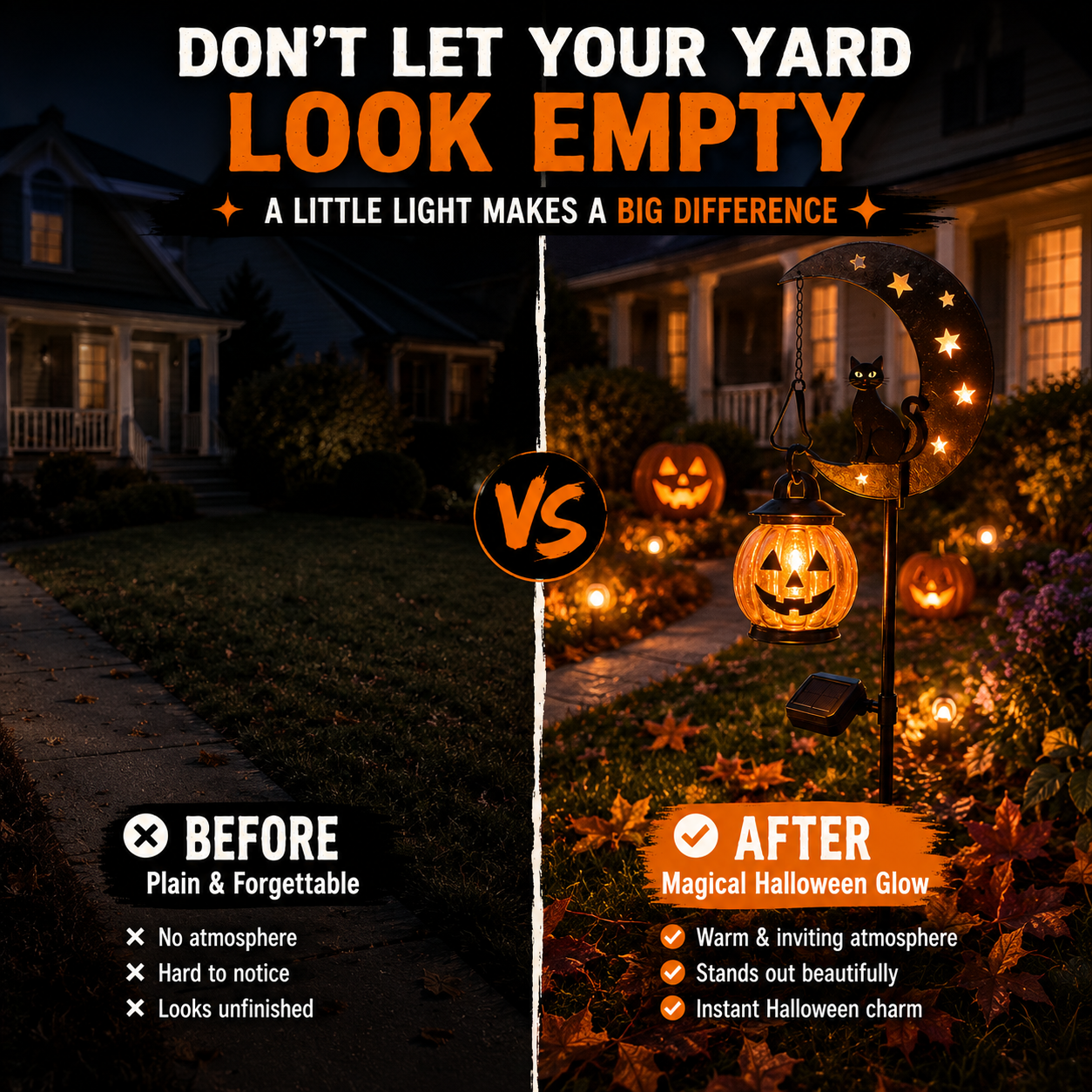 HarvestHalo™ Garden Stake Light — Ignite Your Yard with Warm, Magical Halloween Glow