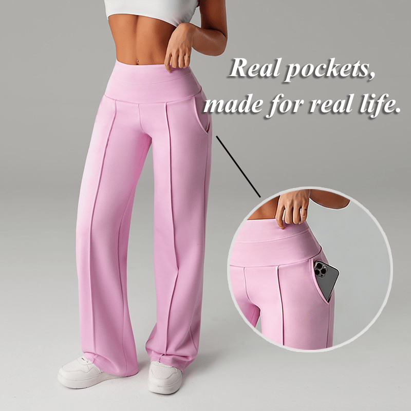 BellaFlex™ - Relaxed Wide-Leg Dress Pants