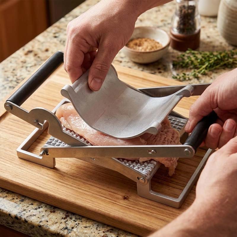 TenderPro™ - Heavy-Duty Manual Meat Tenderizer Press