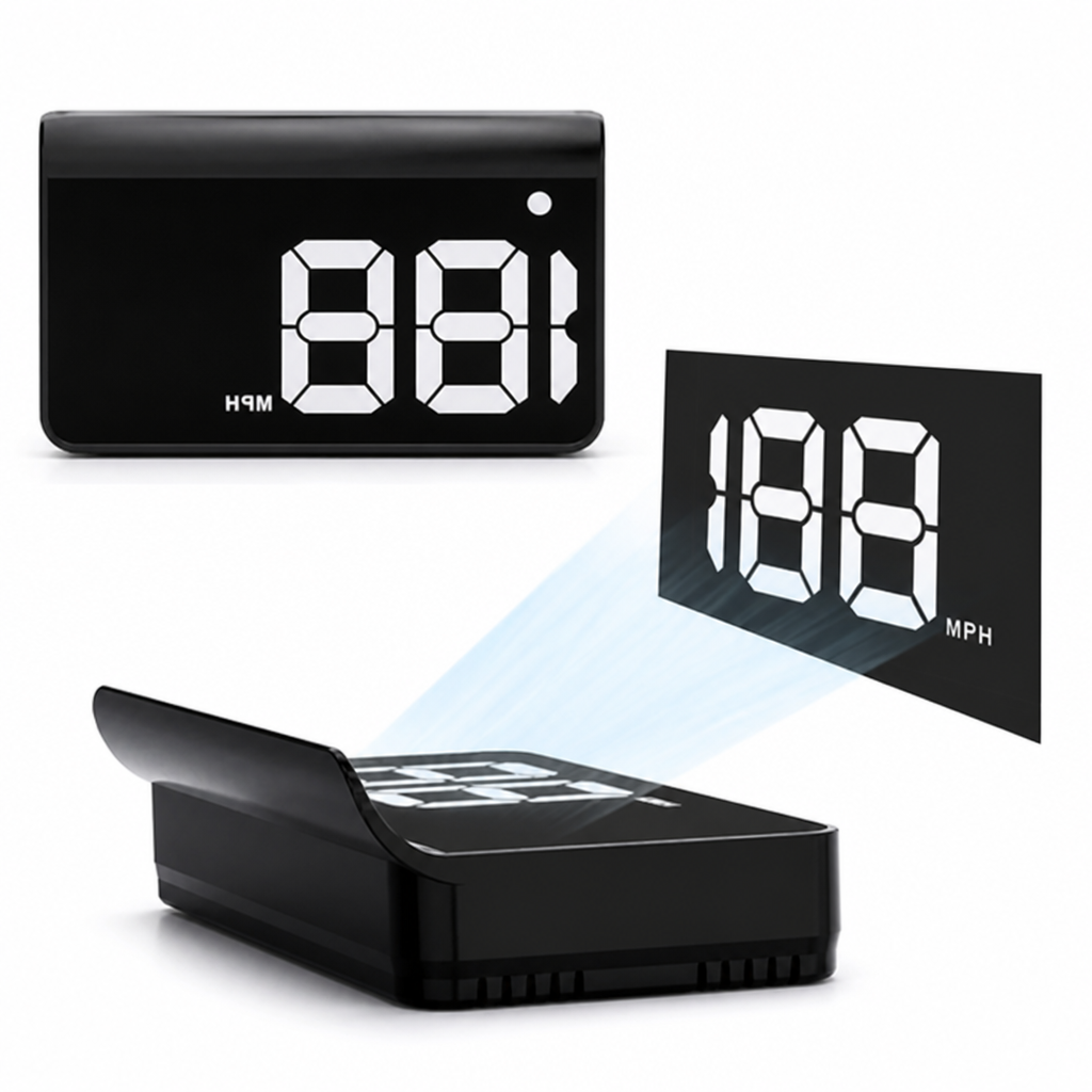 RoadView™ GPS Head-Up Speed Display — Plug & Play HUD