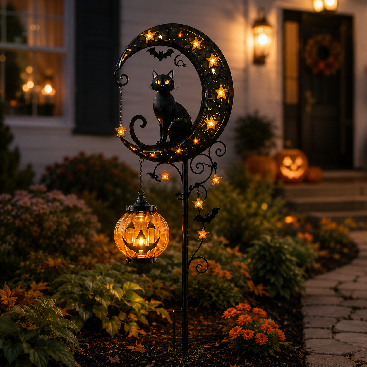 HarvestHalo™ Garden Stake Light — Ignite Your Yard with Warm, Magical Halloween Glow