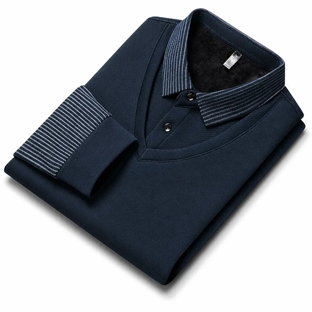 Brookvale™ Men's Fleece-Lined 2-in-1 Collared Sweater