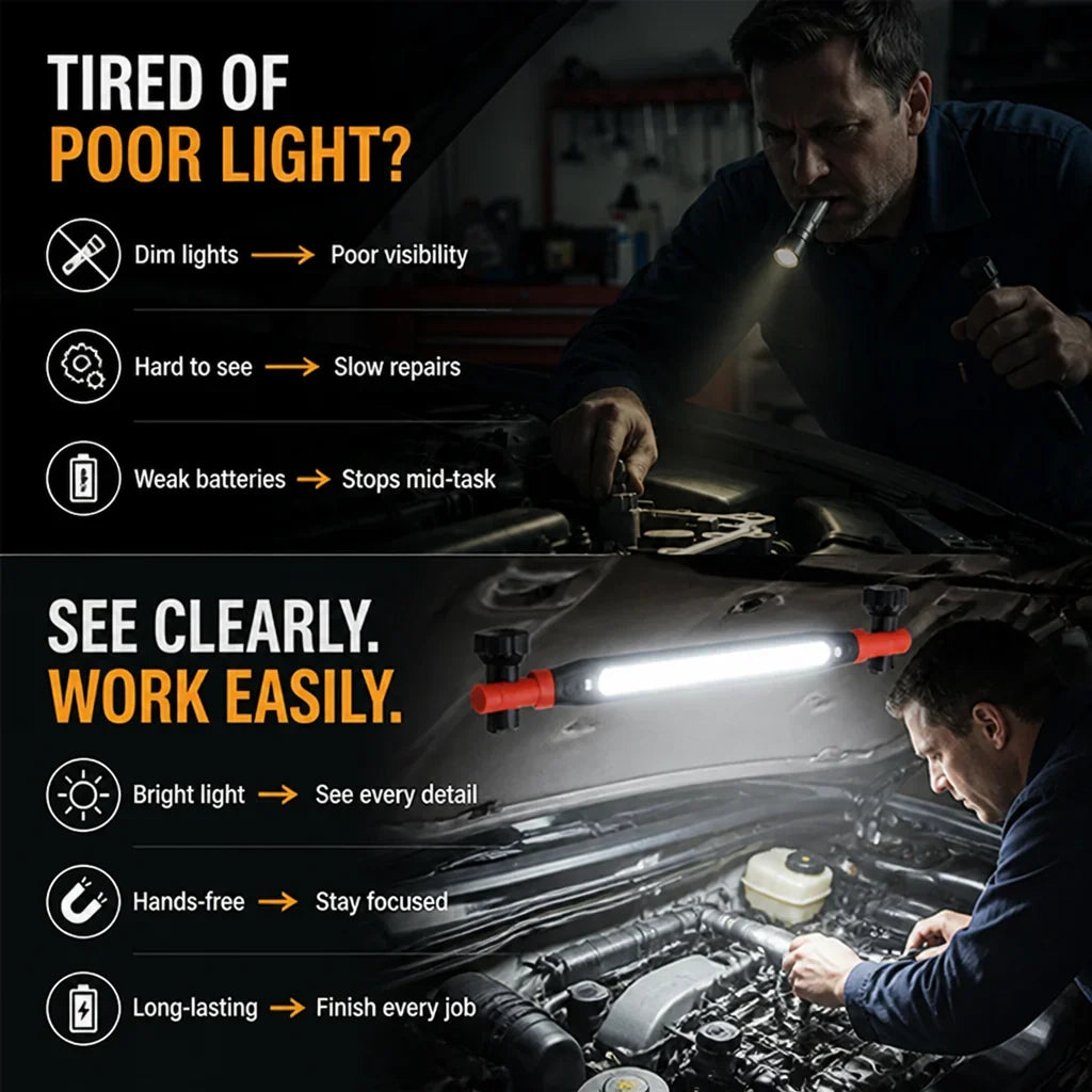 ShopLight™ — Reliable Light for Work, Repairs, and More