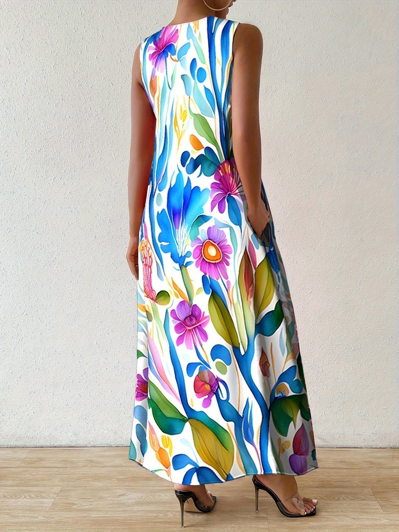 ARIANA | Blooming Print Maxi Dress