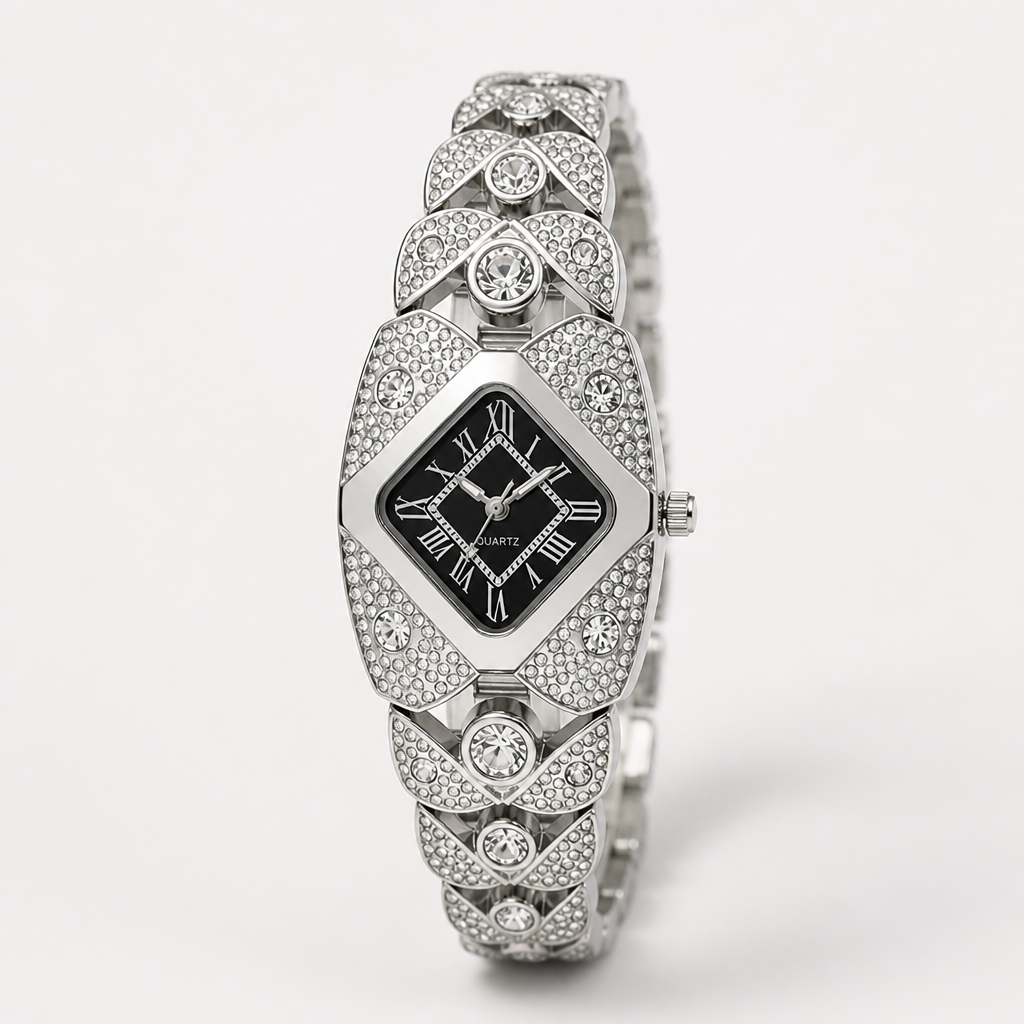Aurelia™ - Timeless Crystal Elegance Watch