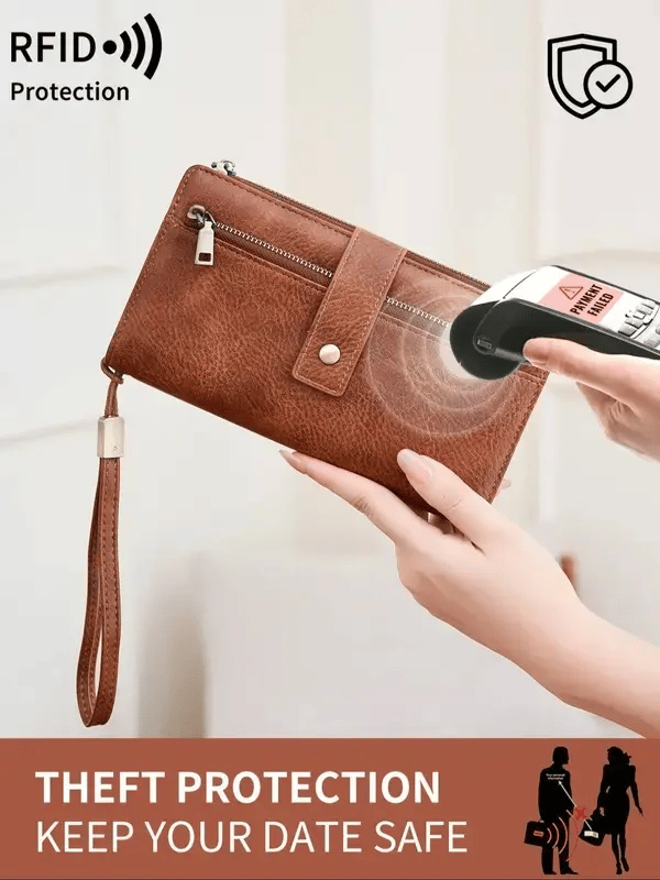 LumaGuard™ Long Wallet — Protect Your Identity and Elevate Your Style Instantly