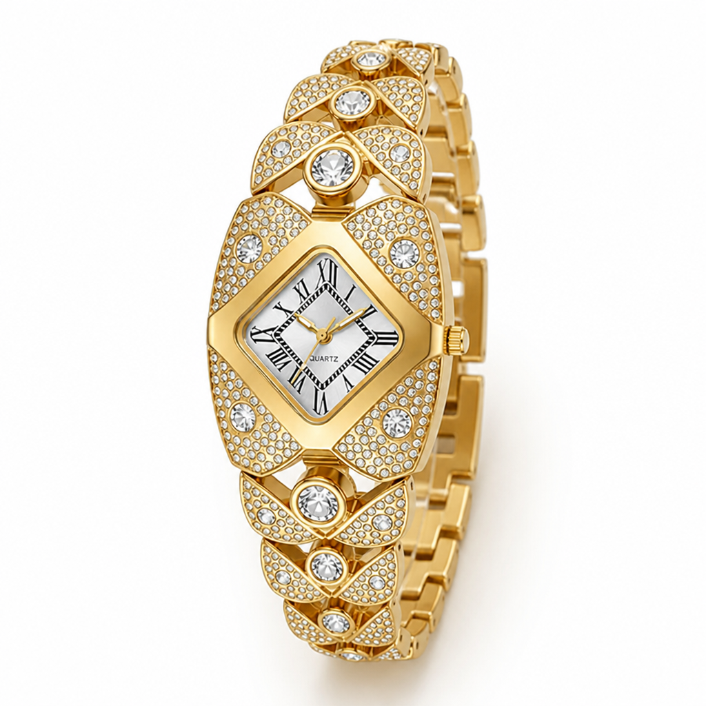Aurelia™ - Timeless Crystal Elegance Watch