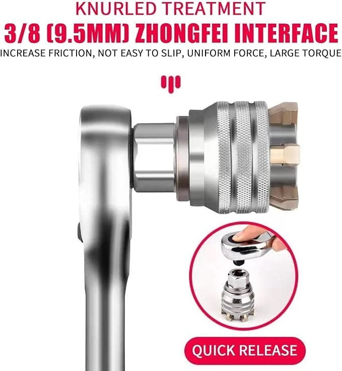 IronGrip™ Universal Socket — Conquer Every Stubborn Bolt with Effortless Power and Perfect Control