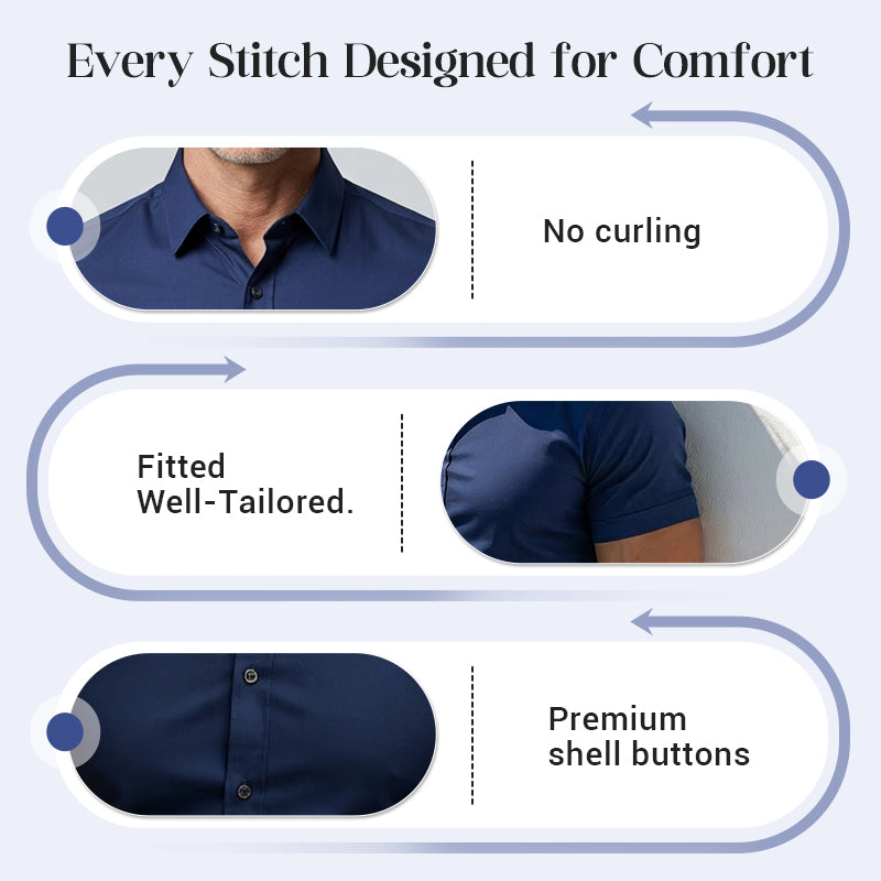 FlexFit™ - Men's Stretch Short-Sleeve Shirt