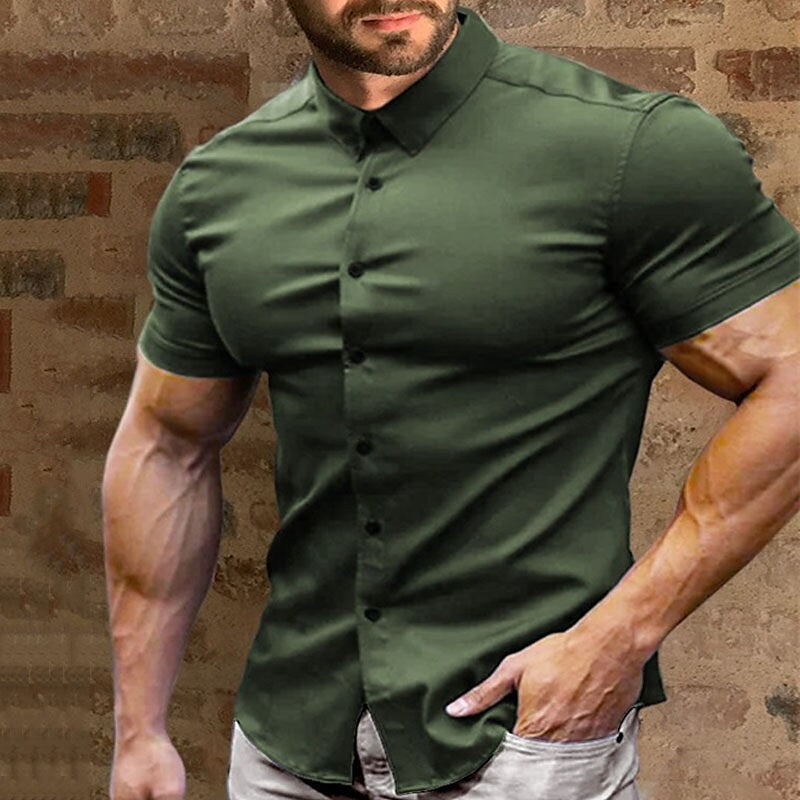 FlexFit™ - Men's Stretch Short-Sleeve Shirt