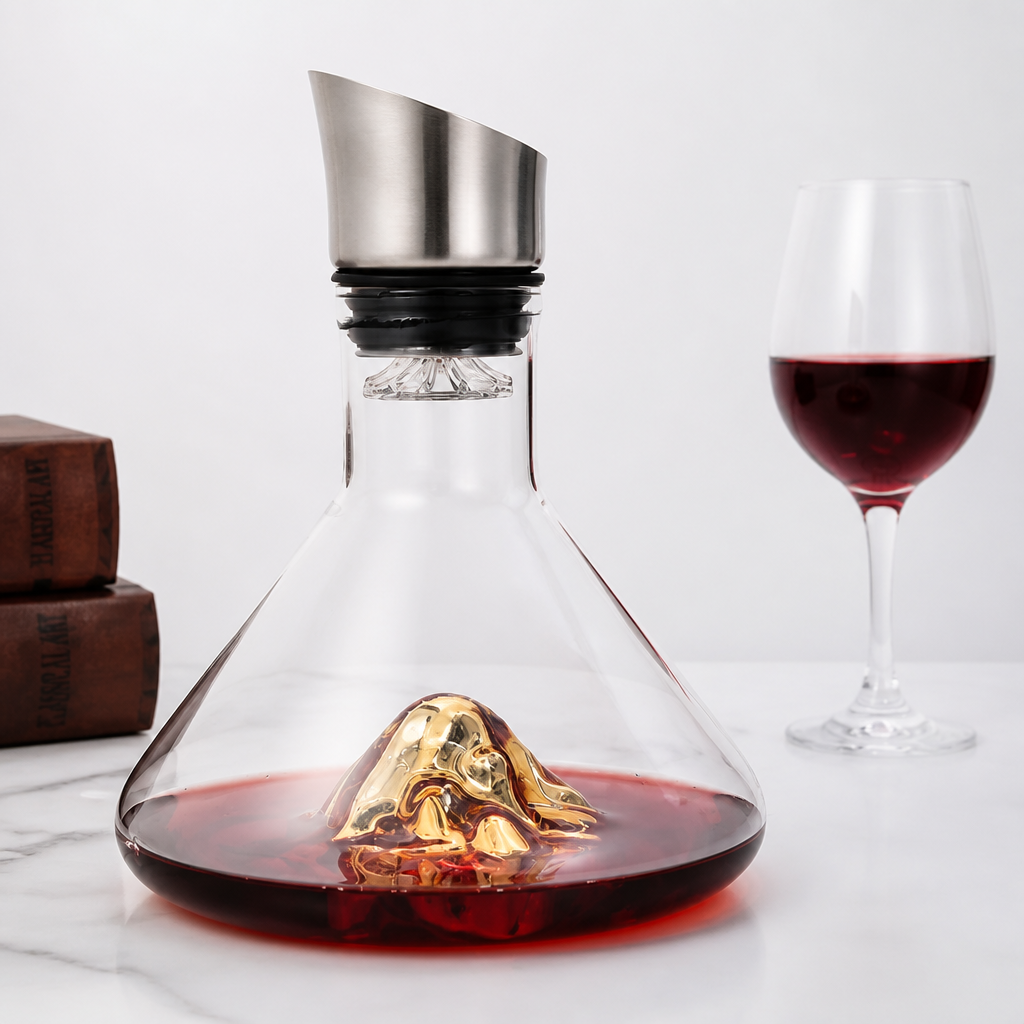 Glacio™ Cascade Aerating Wine Decanter Set