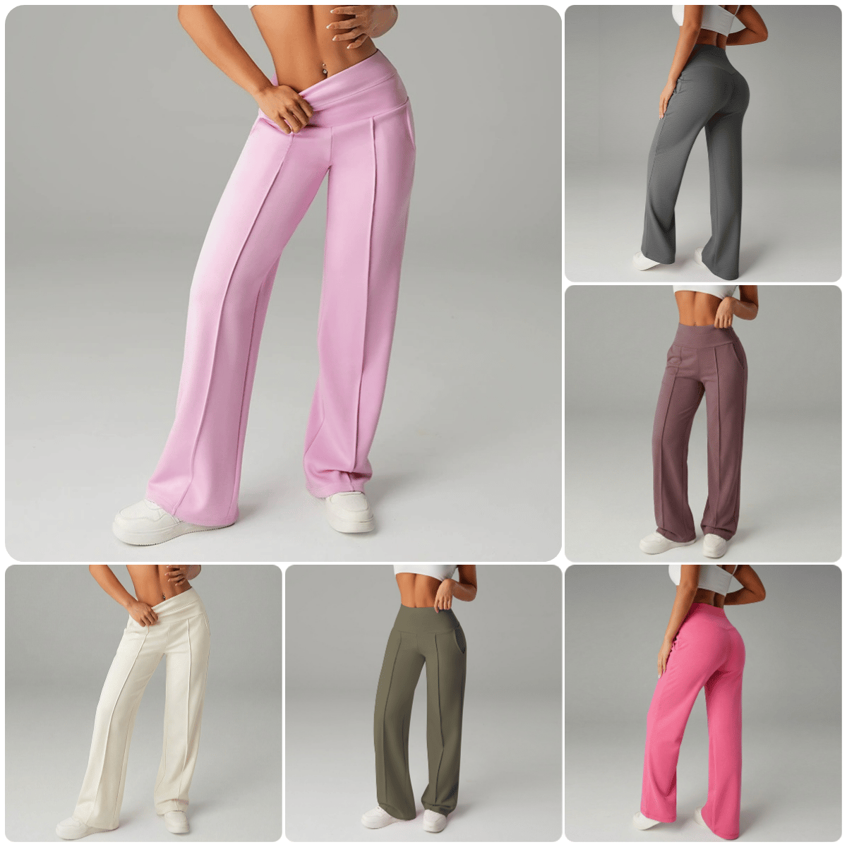 BellaFlex™ - Relaxed Wide-Leg Dress Pants