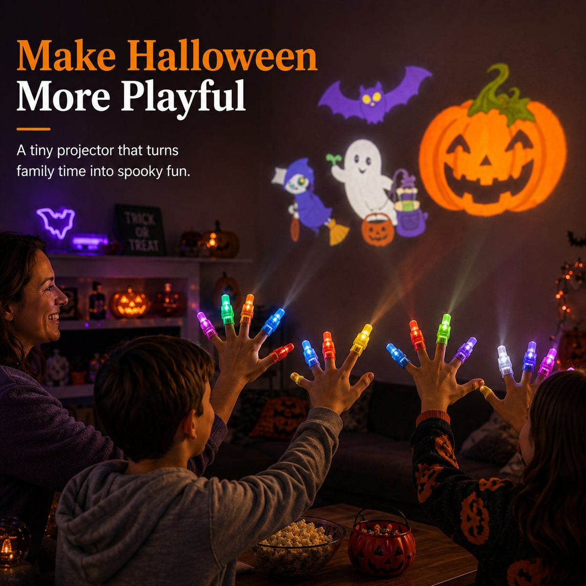 SpookBeam™ — Turn Any Wall Into Halloween Fun