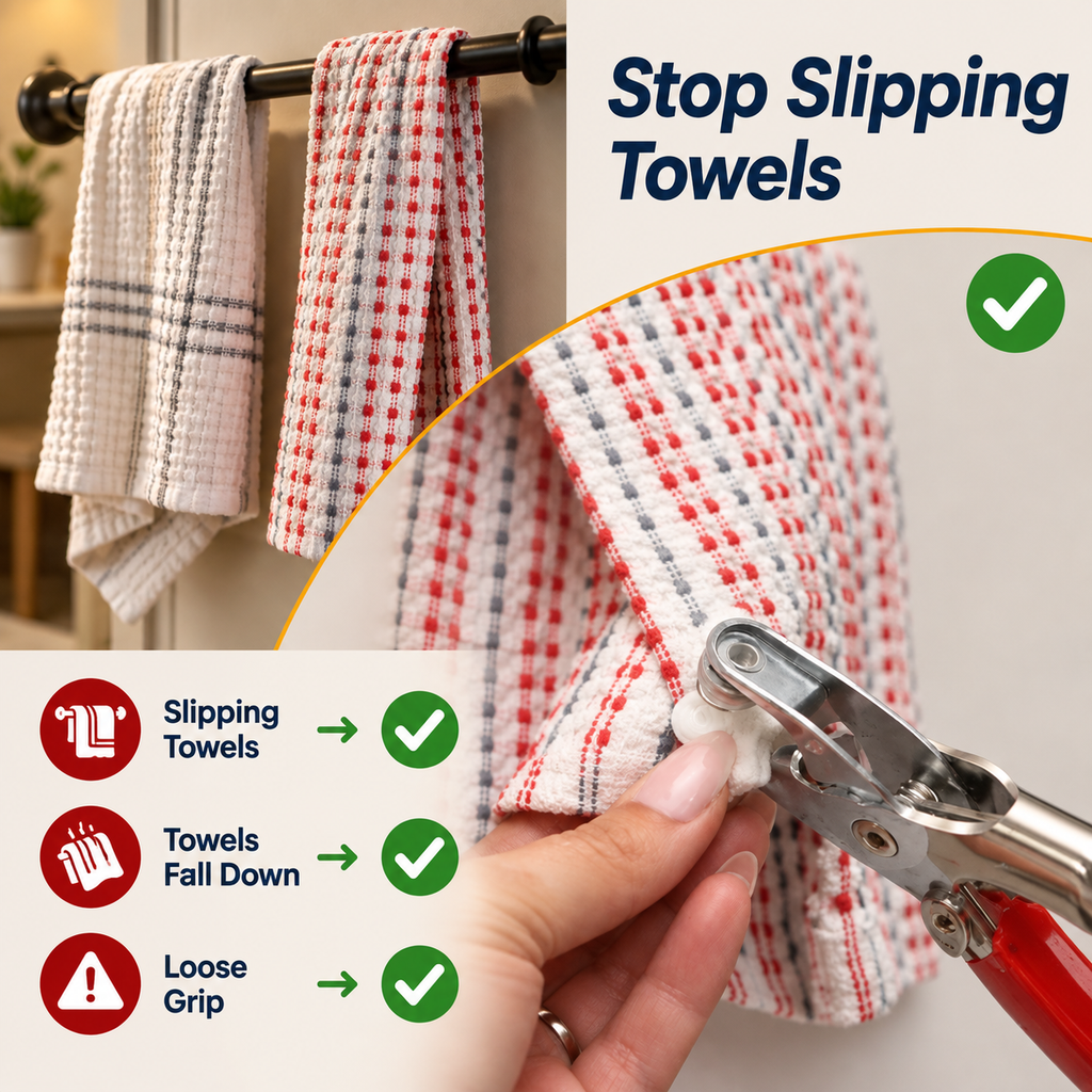 HomeGrip™ — Multi-Purpose Towel Fasteners
