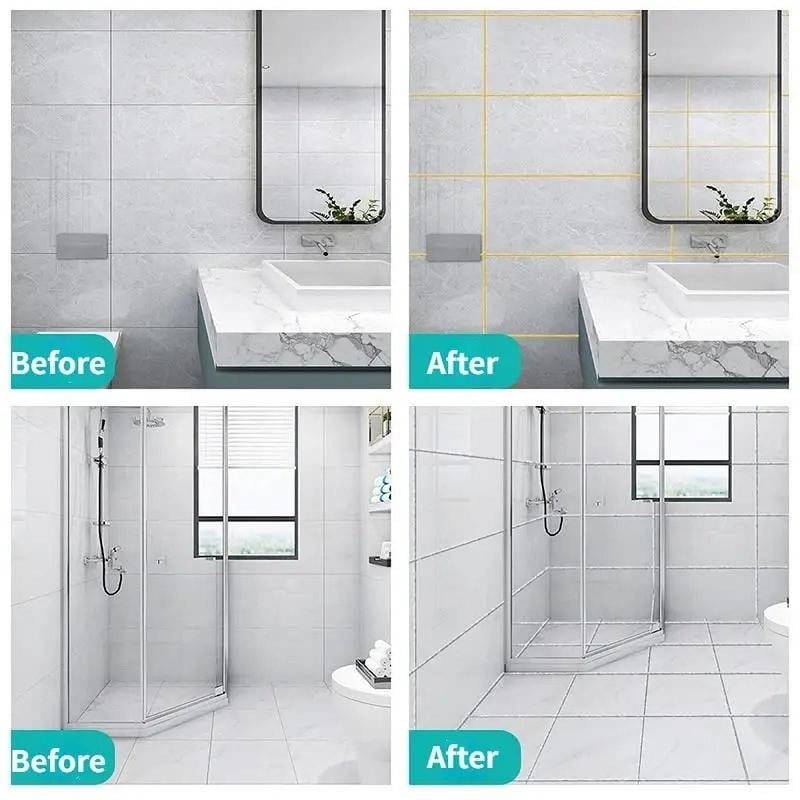 LumaSeal™ Grout Renewal Pen — Instantly Restore Stunning, Mold-Free Grout You’ll Love Showing Off