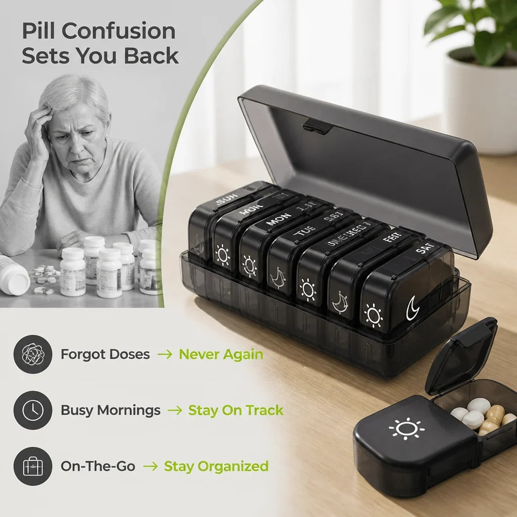 PillPort™ — Keep Every Dose Organized and Ready