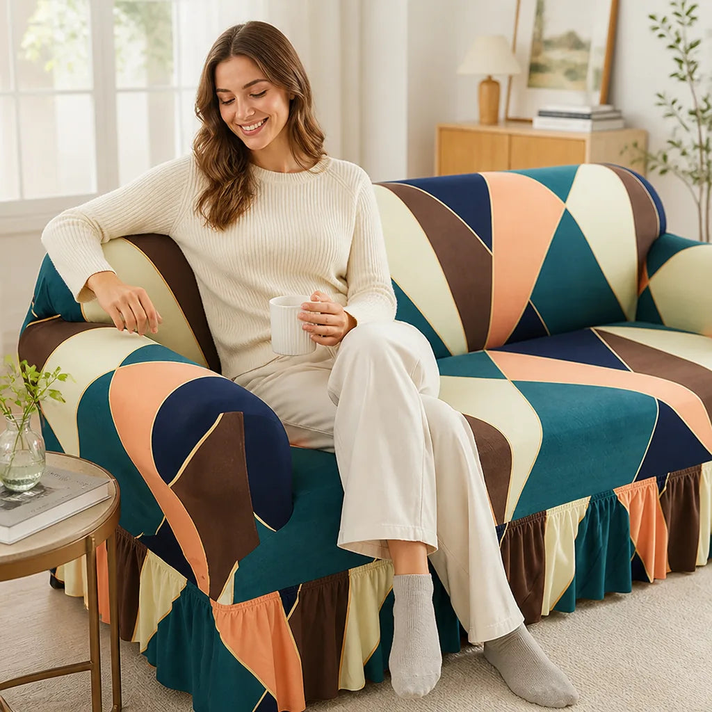 SofaSleeve Liquid Gold sofa cover